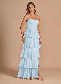 Kalista Sky Blue Maxi Dress image3