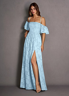 Kallista Sky Blue Maxi Dress image3