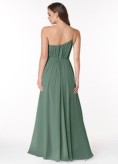 Azazie Hoya Final Sale Flowy One Shoulder Chiffon Bridesmaids Dress image2