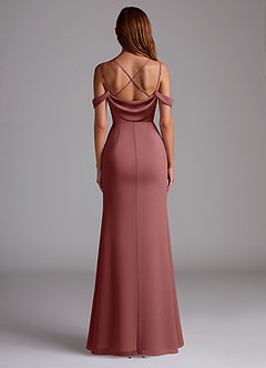 Azazie Callan Bridesmaid Dresses Amethyst Mermaid Pleated Chiffon Convertible Dress image2