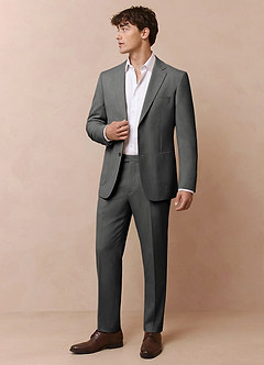 front Owen Carbón Traje de pantalón ligero a medida