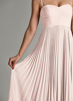 Azazie Chiana Abiti da Damigella Abito A-Line in Chiffon Senza Cinturino Petalo Di Rosa image7