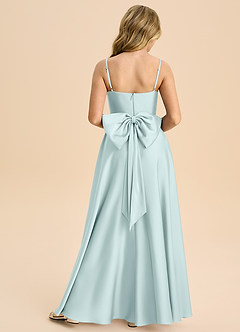 Azazie Bear Junior Mist A-Line Sweetheart Neckline Stretch Satin Dress image2