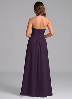 Azazie Darlyn Brudtärnklänningar Klänning av A-Linje i Chiffong Sweetheart halsringning Plommon image2