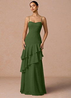Celestia Olive Maxi Dress image3