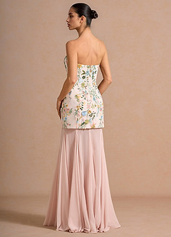 Nessa Pirosas Rózsaszín Multi Maxi ruha image5