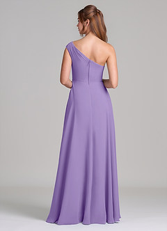 Azazie Melanie Bridesmaid Dresses Tahiti A-Line Off the Shoulder Chiffon Dress image6