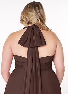 Azazie Fifi Bridesmaid Dresses Ganache A-Line Strapless Chiffon Convertible Dress image14