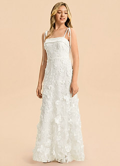front Azazie Jenny Junior Formal Dress
