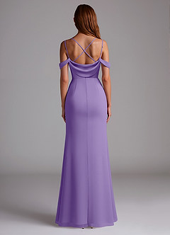 Azazie Callan Bridesmaid Dresses Tahiti Mermaid Pleated Chiffon Convertible Dress image2