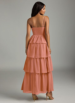 Azazie Kaiden Bridesmaid Dresses MAI TAI A-Line Sweetheart Neckline Chiffon Dress image2