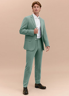 front William Matcha Comfort Blend Suit Jacket