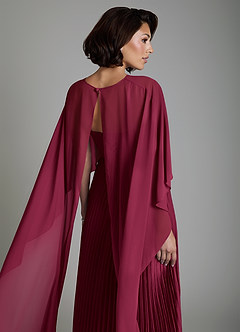 Azazie Micah Brautjungfernkleider Wandelbar A-Linie Korsett Stretch-Satin Kleid Burgunderrot image8