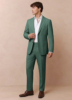 front Owen Eucalipto Chaqueta de traje ligera a medida