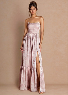 Floria Maxi Klänning Mjuk Rosa image3