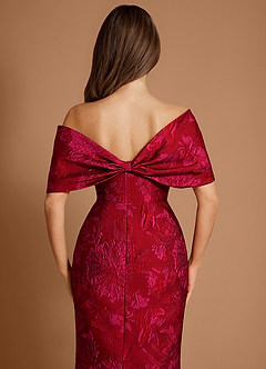 Noriel Red Hot Pink Midi Dress image6