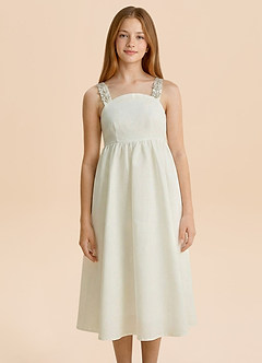front Azazie Dahlia Junior Formal Dress