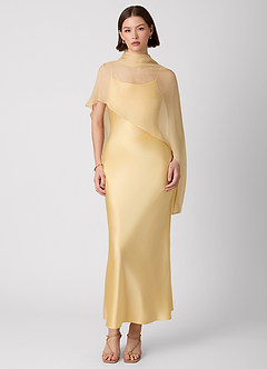 Crystle Blonde 100% Washable Silk Maxi Dress image5