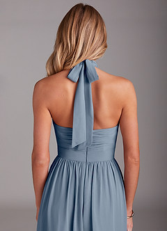 Azazie Avary Bridesmaid Dresses Twilight A-Line Pleated Chiffon Dress image7