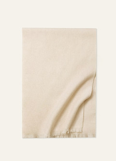 front Kasjmier sjaal met gerafelde rand