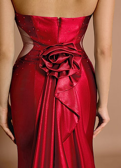 Doriane Cherry Red Maxi Dress image7