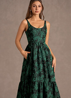 Kleid Fayra Schwarzer Smaragd image5