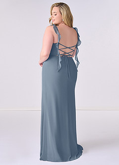 Barbie ♥ Azazie Bridesmaid Dresses Sweetheart Pleated Ruffle Chiffon Mermaid Dress image8