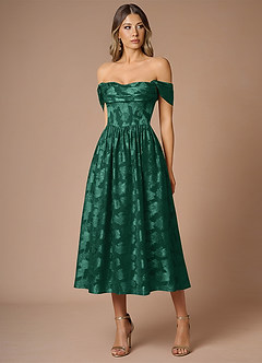 Dana Hunter Green Midi Dress image5