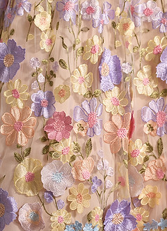 Maxi jurk Madaline Pastelpaars image7