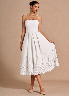 Vestido Blanco Midi Tovira image4