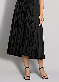 front Matching Color Matte Satin Block Heel Sandals & Envelope Clutch Set