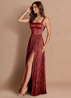 Tatiana Orange Red Maxi Dress image6