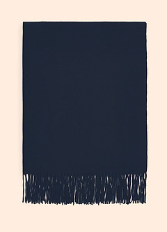 front Scarf Solid Fringe Shawl