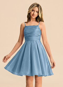 front Azazie Floris Junior Formal Dress