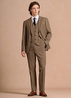 front James Truffle Structured Stretch Dress Pants