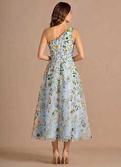 Maribela Midi Klänning Himmelsblå image2