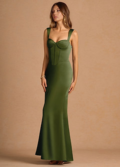 Kleid Nerissa Olivgrün image5