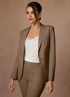 front Kennedy Trufa Traje de pantalón de alto rendimiento con tejido refinado