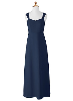 Azazie Denice Junior Cedar Rose A-Line Chiffon Dress image8