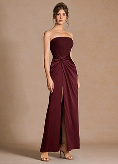 Selene Wine Maxi Dress image4