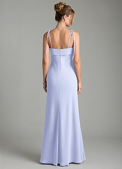 Azazie Ellia Bridesmaid Dresses Lavender A-Line Bow Chiffon Dress image5