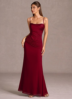 Margaret Merlot Maxi Dress image4