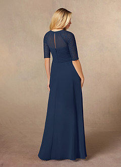 Azazie Barrymore Mother of the Bride Dresses A-Line Scoop lace Chiffon Floor-Length Dress image6