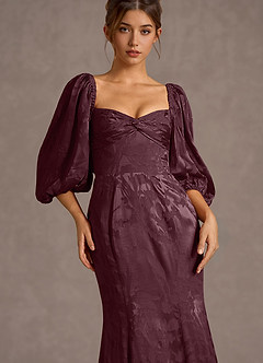 Elarion Dark Purple Maxi Dress image5