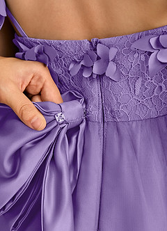 Azazie Tweety Abiti da Ragazza di Fiori Abito A-Line in Tulle Pizzo Tahiti image8