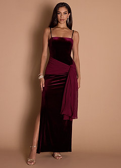 Janelle Wine Maxi Dress image3