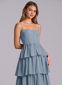 Azazie Faye Bridesmaid Dresses Twilight A-Line Sweetheart Neckline Chiffon Dress image2