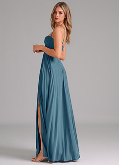 Azazie Tyla Bridesmaid Dresses Bermuda A-Line Sweetheart Neckline Stretch Satin Dress image7