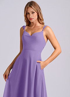 Azazie Beatrice Final Sale Tahiti A-Line Sweetheart Neckline Chiffon Dress image6