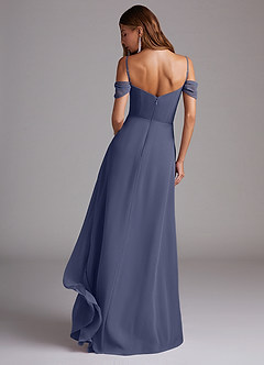 Azazie Marley Bridesmaid Dresses Stormy A-Line Off the Shoulder Chiffon Convertible Dress image7